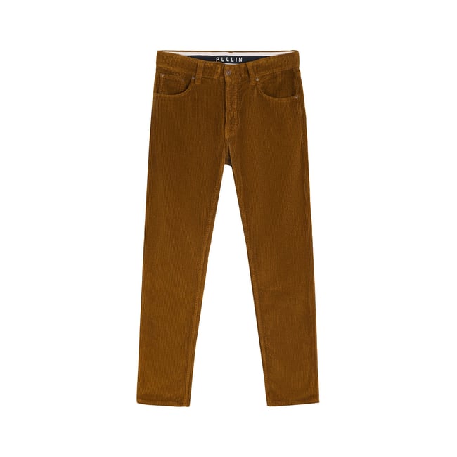 PANTALON REGULAR VELOURS CAPO marron <span itemprop=