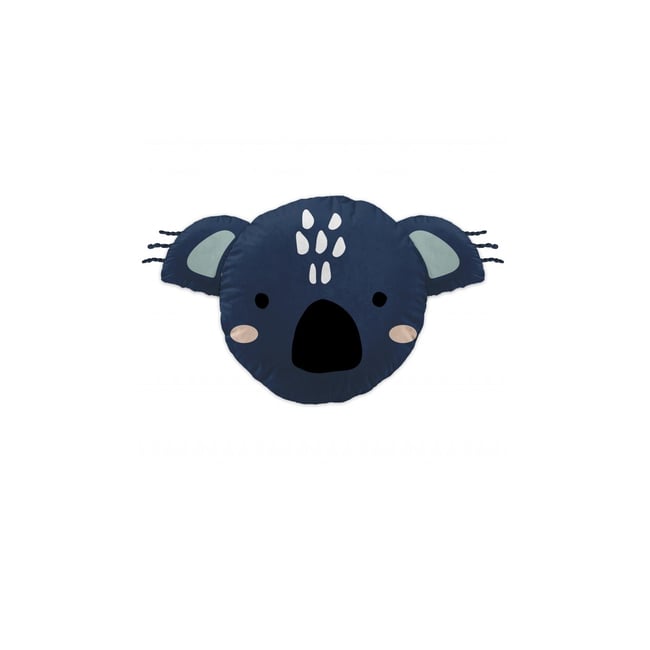 Coussin Koala le zanimaux bleu <span itemprop=