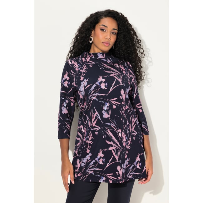 Sweat-shirt oversize, silhouette en O marine foncé <span itemprop=