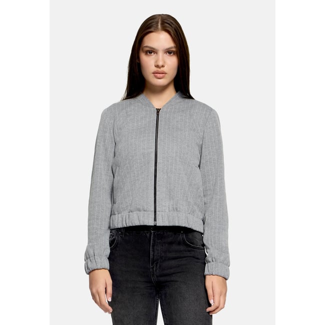 Blouson à manches longues grey melange <span itemprop=