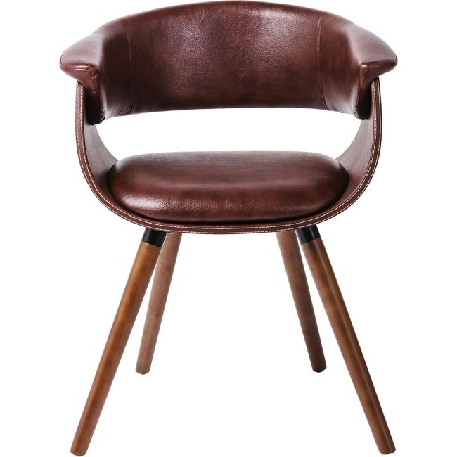 Chaise avec accoudoirs, MONACO Couleur marron <span itemprop=