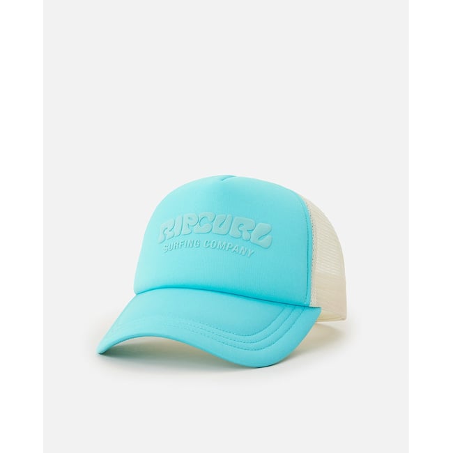 Casquette SURF Puff Trucker bleu électrique <span itemprop=