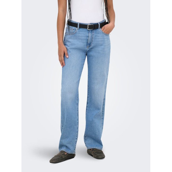Jean Mom light blue denim <span itemprop=