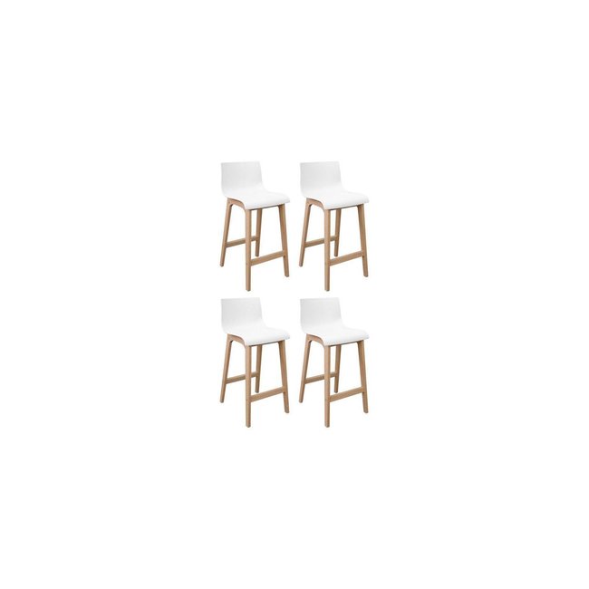 Lot de tabourets de bar en chêne 65cm TANNA - MOB IN