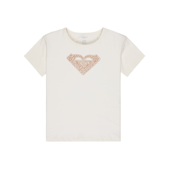 T-Shirt, manches courtes, col rond, Uni. gris egret heart <span itemprop=