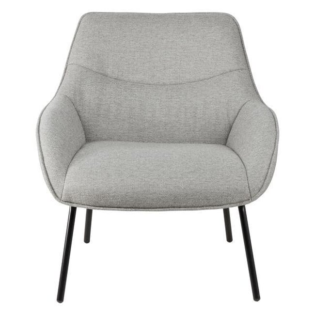 Fauteuil tissu Couleur gris clair <span itemprop=