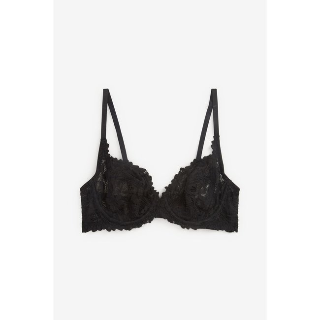 Soutien-gorge Confortable Sans Rembourrage noir <span itemprop=