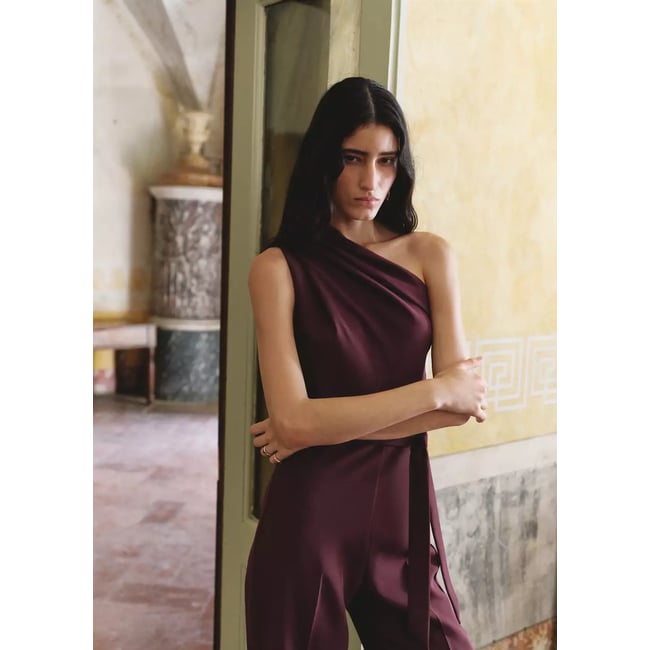 Combinaison asymétrique ceinture - MANGO