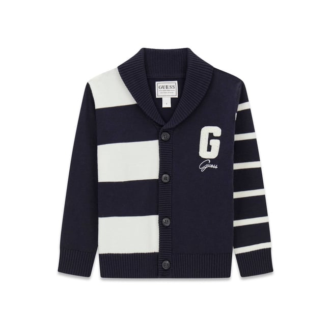 Cardigan Rayé blau multi <span itemprop=