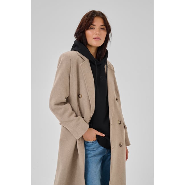 Manteau beige pure sand <span itemprop=