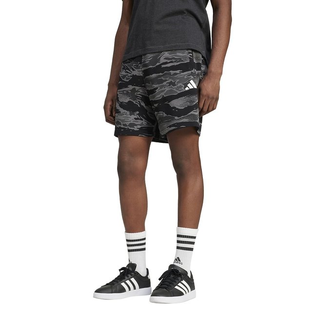 Calções Essential Camo camuflagem preto <span itemprop=