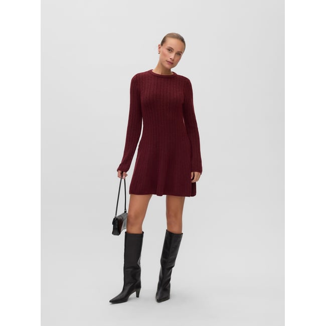 Robe En Maille rouge - syrah 1 <span itemprop=