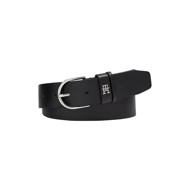 Ceinture cuir essential effortless noir Tommy Hilfiger La Redoute