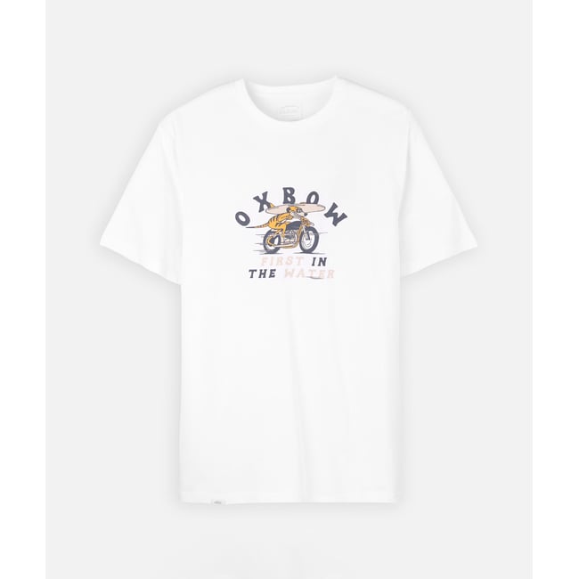 Tee-shirt manches courtes eco FAST blanc <span itemprop=