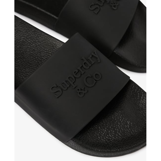 Claquettes Company Logo Semelle Haute - SUPERDRY