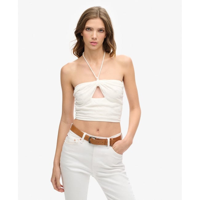 Haut court tissé ajouré - SUPERDRY