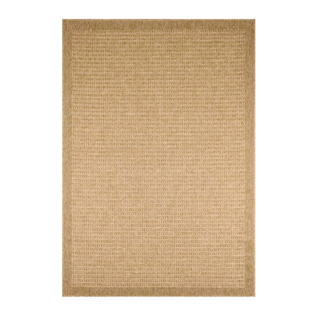 Tapis intérieur rectangulaire bohème FINCH Couleur beige <span itemprop=