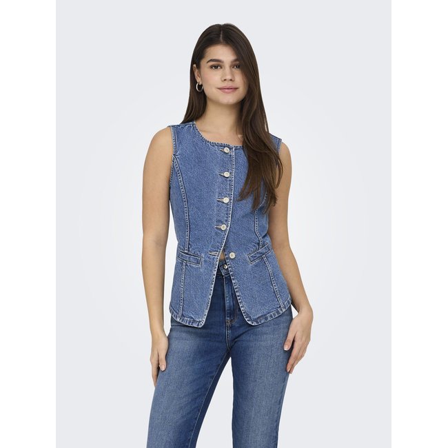 Top ONLGIULINA Vestes de tailleur medium blue denim <span itemprop=