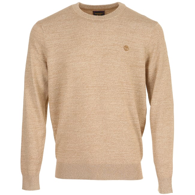 Pull CREW NECK SWEATE light oatmeal heather <span itemprop=