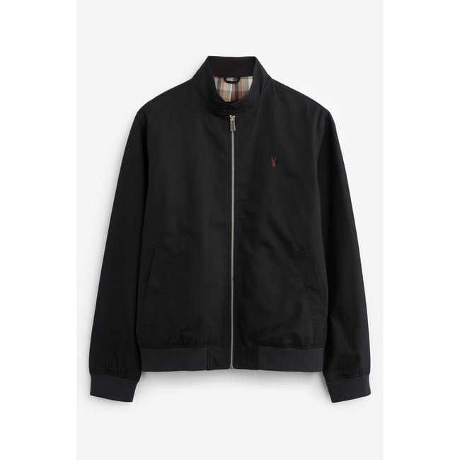 Blouson harrington déperlant doublure noir <span itemprop=