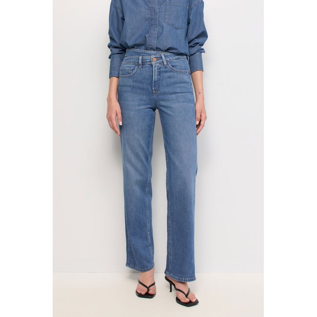 JEAN FAITH PUSH IN STRAIGHT bleu <span itemprop=
