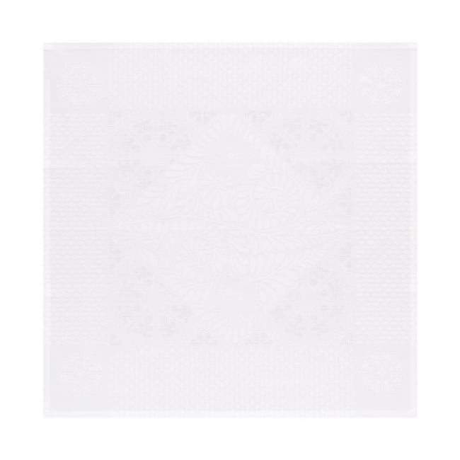 Serviette de table Bosphore Blanc Blanc 58x58 50% coton - 50% lin blanc <span itemprop=