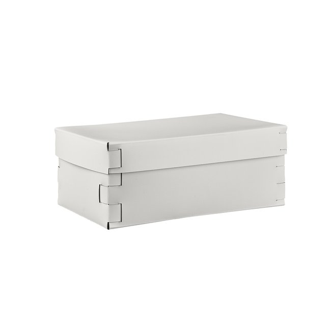 Коробка для хранения вещей из натуральной кожи, 32 х 20 х Н13,5 см - SO'HOME