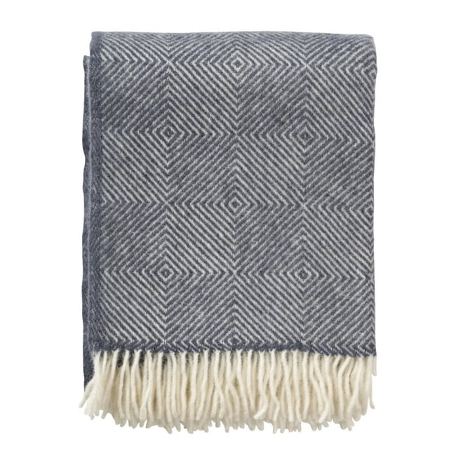 Plaid laine agneau classique  GOOSEYE - KLIPPAN
