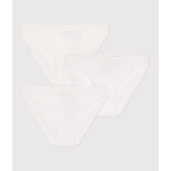 3er-Pack Slips aus Baumwolle weiss <span itemprop=