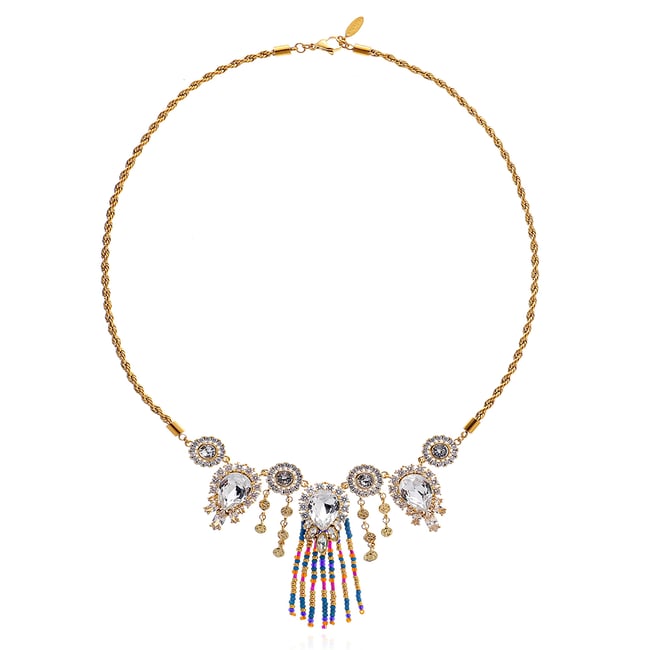 Collier de perles avec pendentif central TADAKI - HIPANEMA