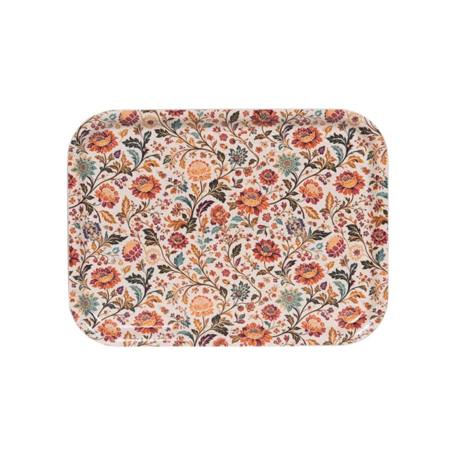 Plateau rectangulaire Alba 27cm x 20cm Couleur multicolore <span itemprop=