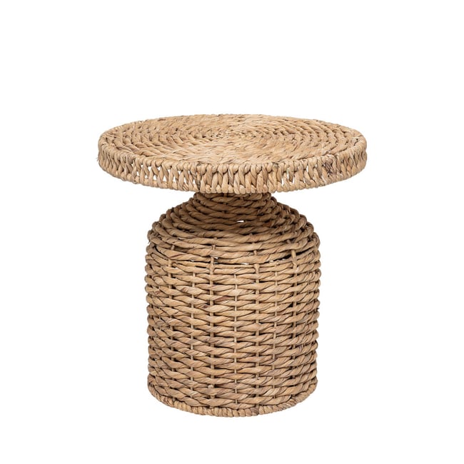 Table d'appoint en jacinthe d'eau - Camo Couleur naturel <span itemprop=