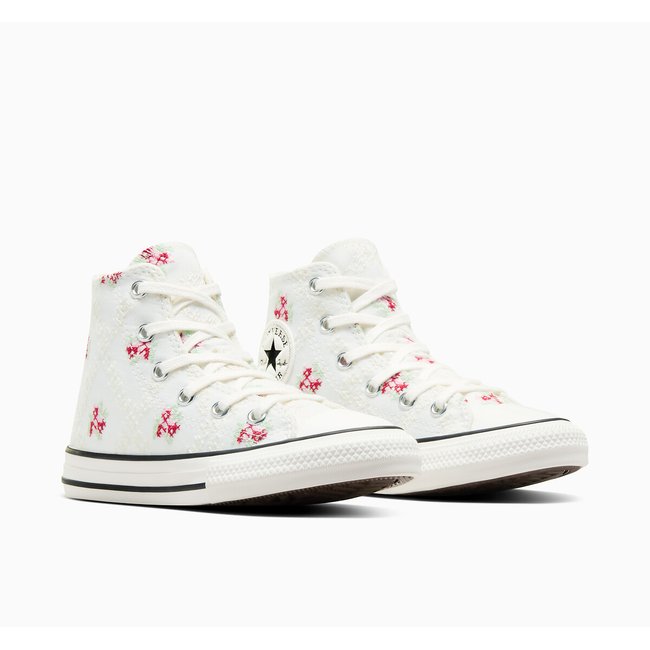 Baskets Chuck Taylor All Star Hi Floral blanc/imprimé fleuri <span itemprop=