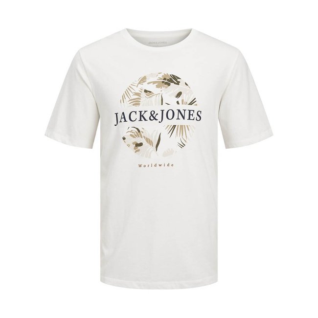 Футболка с круглым вырезом белый JACK & JONES