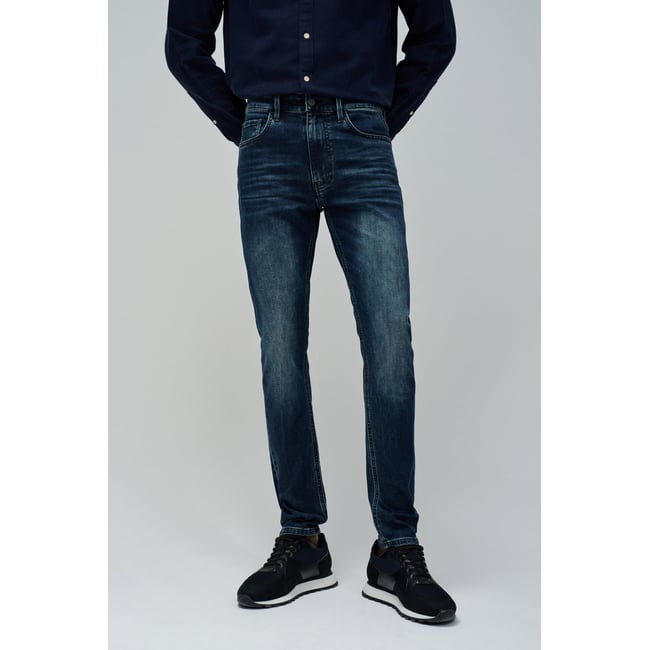 JEAN SKINNY S-ACTIV bleu vintage <span itemprop=