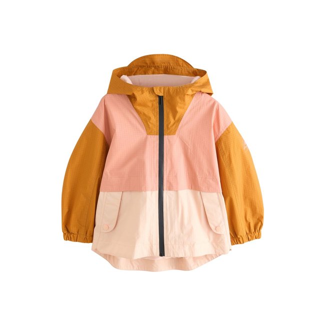 Anorak imperméable pêche rose <span itemprop=