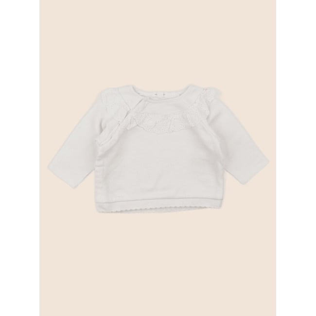 Sweat - Très bon état beige <span itemprop=