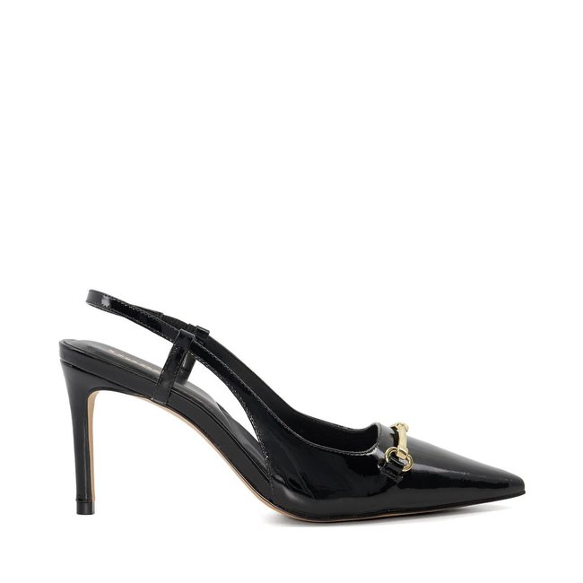 Escarpins ouverts vernis - CLOSEST noir verni <span itemprop=