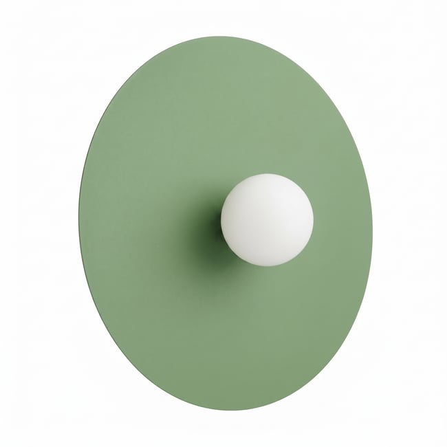 Applique murale Acier Sauge G9 1 Ake Couleur sauge <span itemprop=