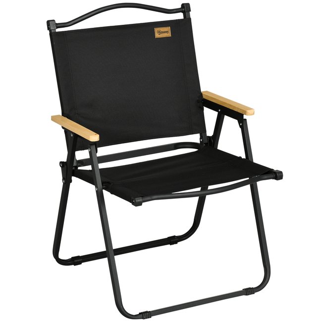 Chaise de jardin camping pliable acier oxford - OUTSUNNY