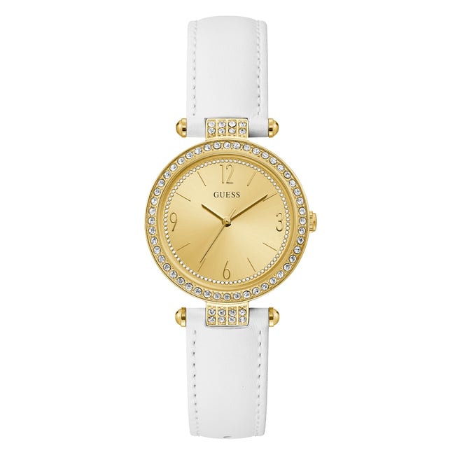Montre Analogique  LADIES DRESS doré doré blanc <span itemprop=