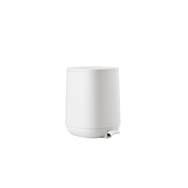 Poubelle à pédale TIME Couleur blanc <span itemprop=