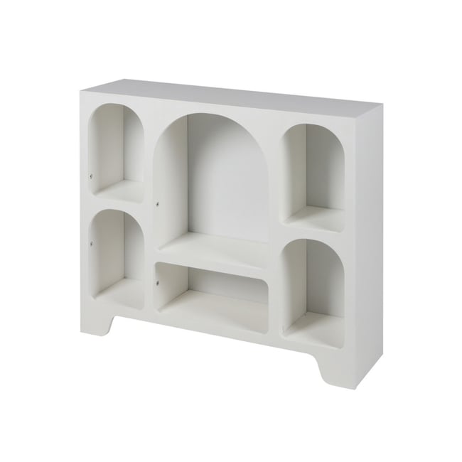 Etagère blanche 6 niches Gallery Couleur v002227 <span itemprop=