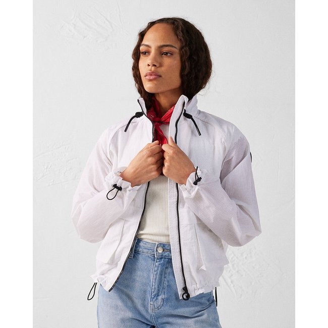 Edge Zipped Windbreaker, white, JOTT