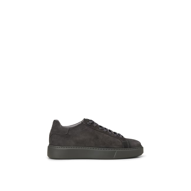 Modèle de baskets Cedric en cuir de vachette velours souple - MARC O'POLO