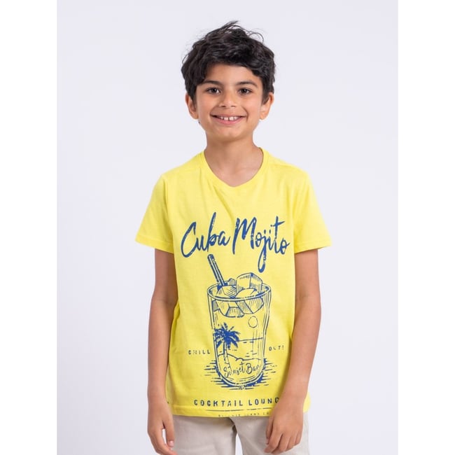 T-shirt Manches Courtes Col Rond Pur Coton Nogan-j v002238 <span itemprop=