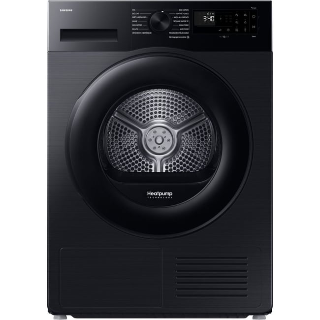 Sèche linge pompe à chaleur DV90DG52A0AB noir <span itemprop=