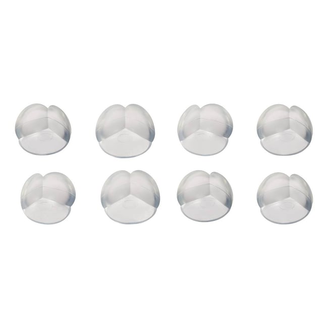 Lot de protège-angles silicone Couleur transparent <span itemprop=