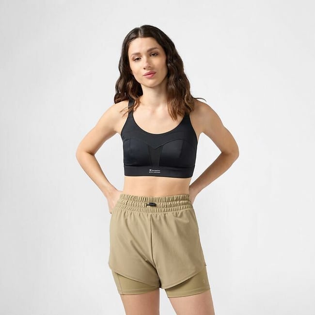 Brassière de sport HIGH INTENSITY  noir <span itemprop=