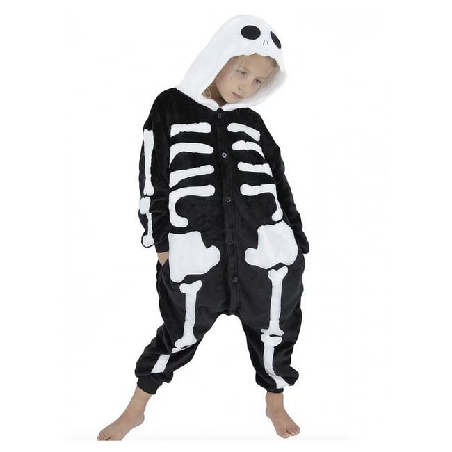 kigurumi squelette 7/9 ans - PARTY PRO